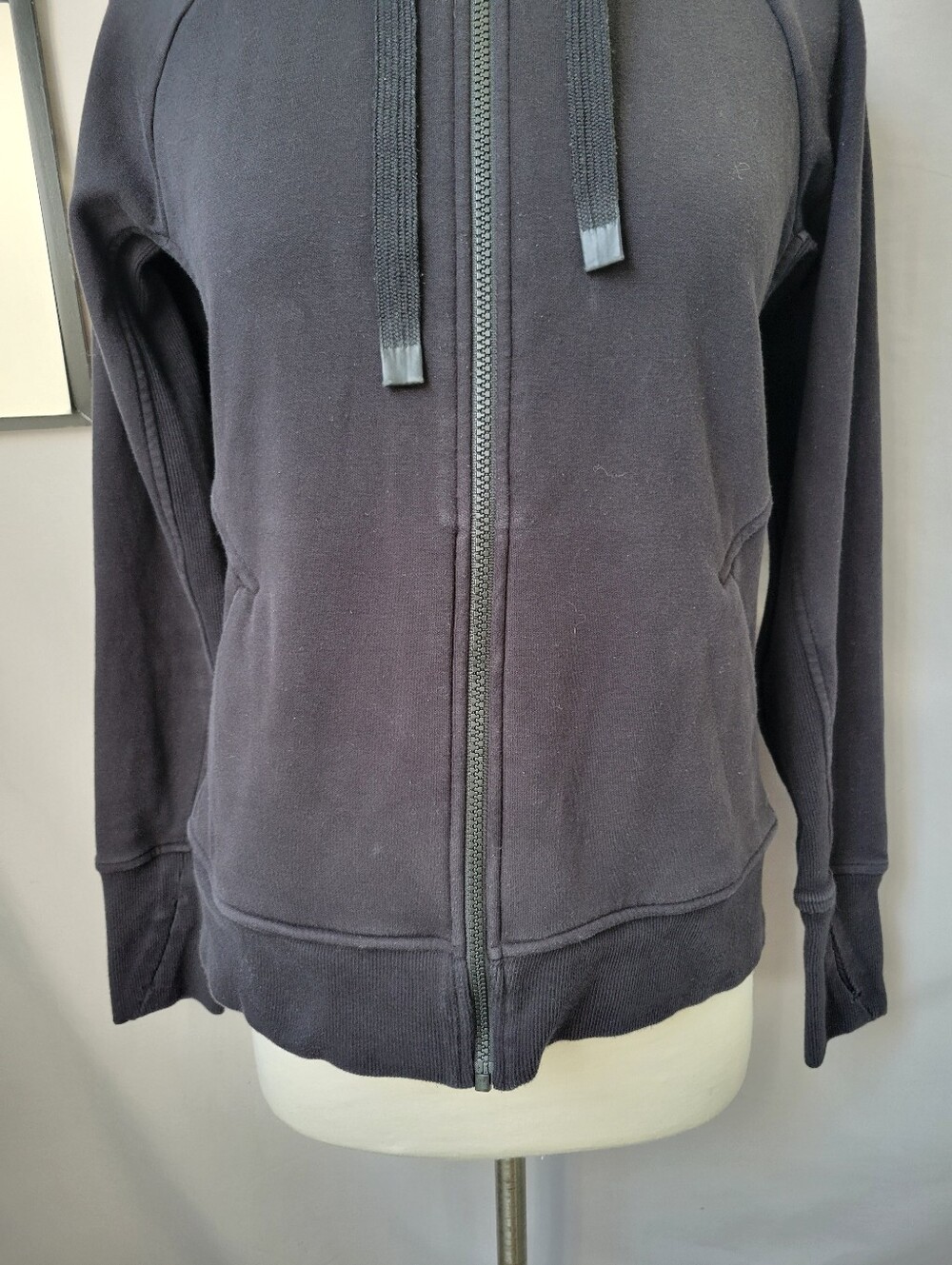 Athleta Triumph Hoodie Sweatshirt Black S - Picture 7 of 12